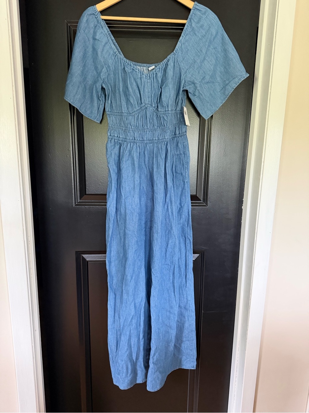 Old Navy Light Blue Denim Jumpsuit